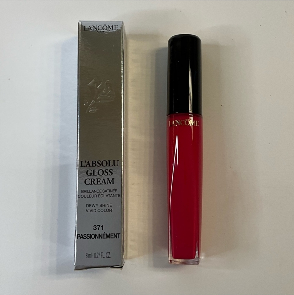 LANCOME L’ABSOLU SATIN SHEEN LIP GLOSS CREAM - 371 PASSIONNEMENT - Picture 9 of 11